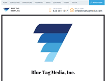 Tablet Screenshot of bluetagmedia.com